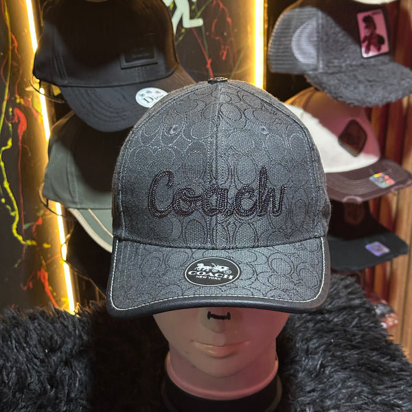 Gorra Coach Signature - Edición Jacquard Antracita