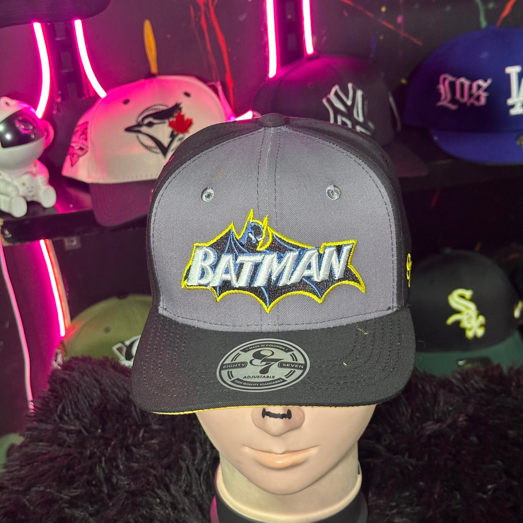 Gorra Batman - Colección "Eighty Seven" Gris/Negro