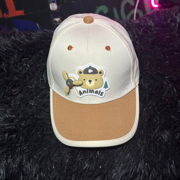 Gorra Bebe Oso Cafe